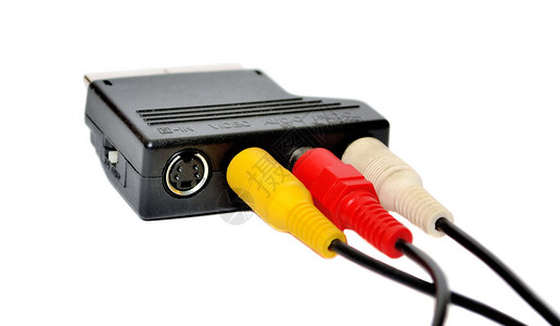 无线电通信局视频适应器电缆监视器数据速度办公室转换器硬件塑料橡皮电子产品背景