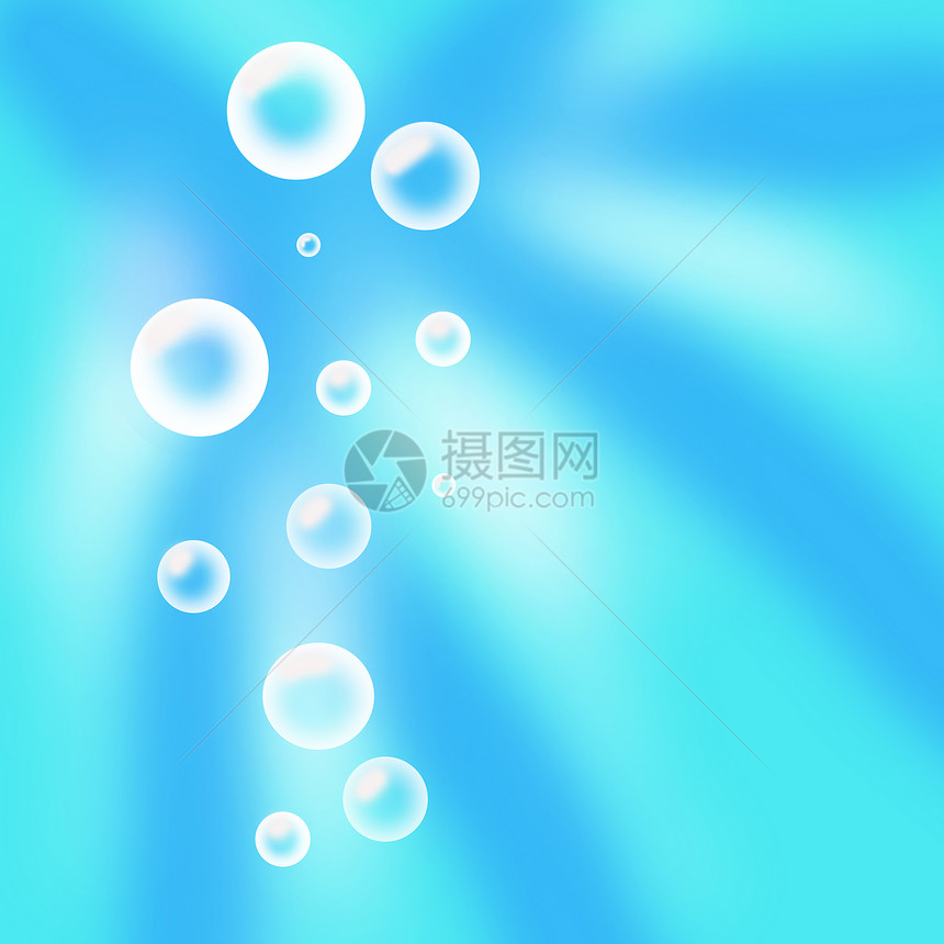 泡泡插图玻璃蓝色反射压力肥皂活力漂浮液体火花起泡图片