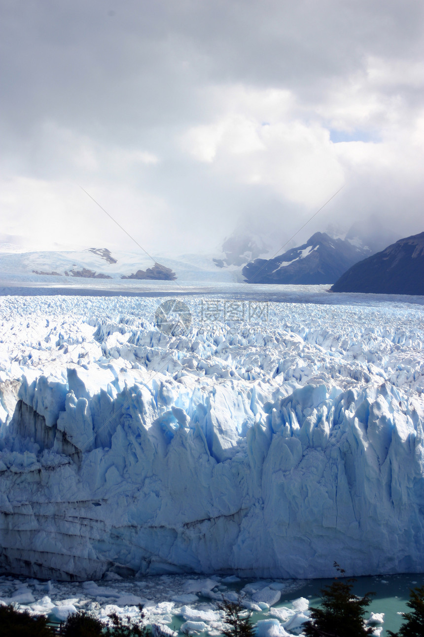佩里托莫雷诺美丽冰川生态旅行山脉蓝色环境危险风景荒野图片