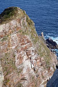 美好希望角海滩普角沿海风景岩石蓝色天空海岸海洋公园背景图片