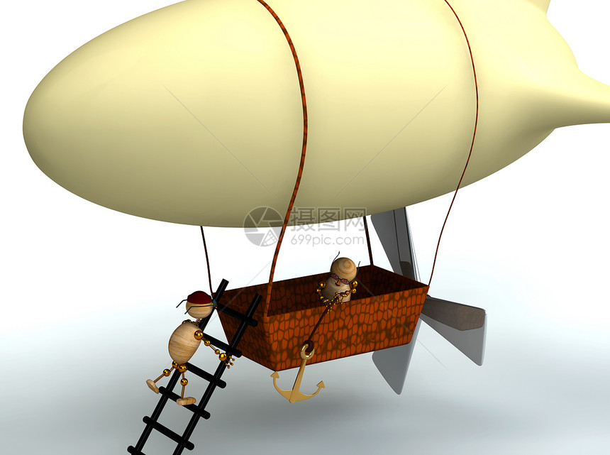 3 d 装有木工的3d水式气球图片