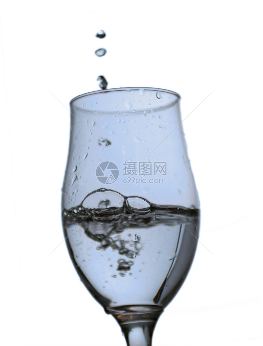 水餐厅水晶气泡飞溅饮料运动酒吧玻璃液体蓝色图片