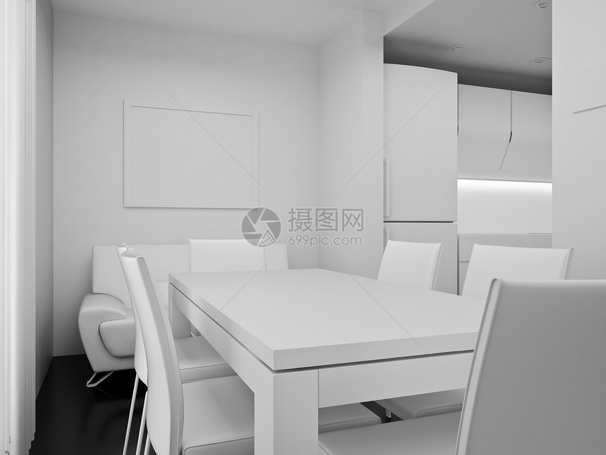 内部的风格地面厨房插图椅子公寓沙发桌子建筑学房子图片