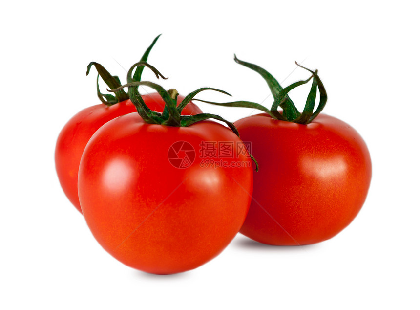 番茄饮食圆形沙拉营养叶子水果蔬菜红色植物食物图片