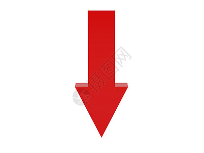 箭向箭头横幅白色插图渲染矛头速度边缘红色指针创造力背景