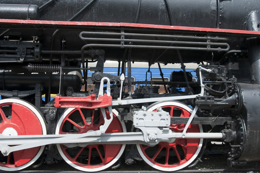 机车引擎铁路车辆技术历史性车轮博物馆游客旅行金属图片