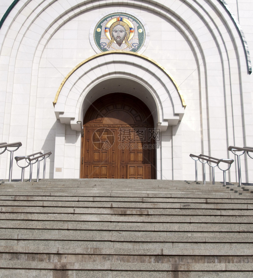 俄罗斯大教堂圆顶建筑学宗教历史天空楼梯建筑文化教会上帝图片