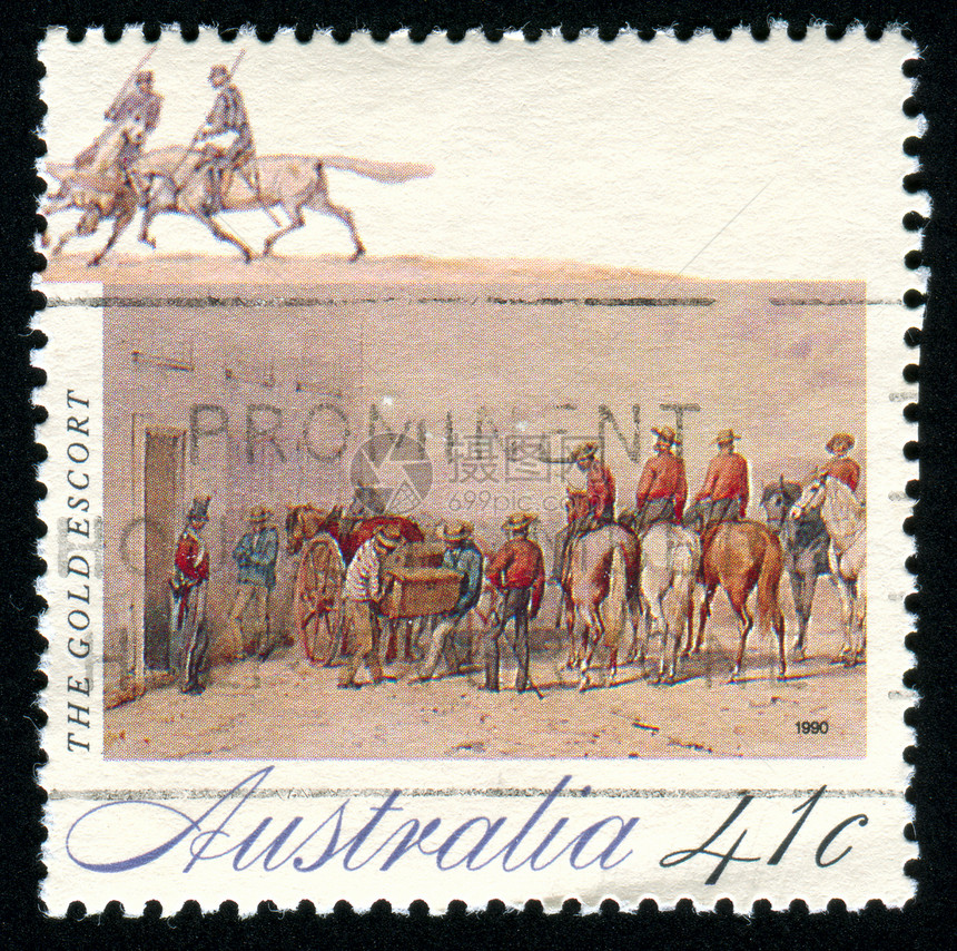 邮票金子帽子行动靴子荒野牛仔表演沙漠信封历史性图片