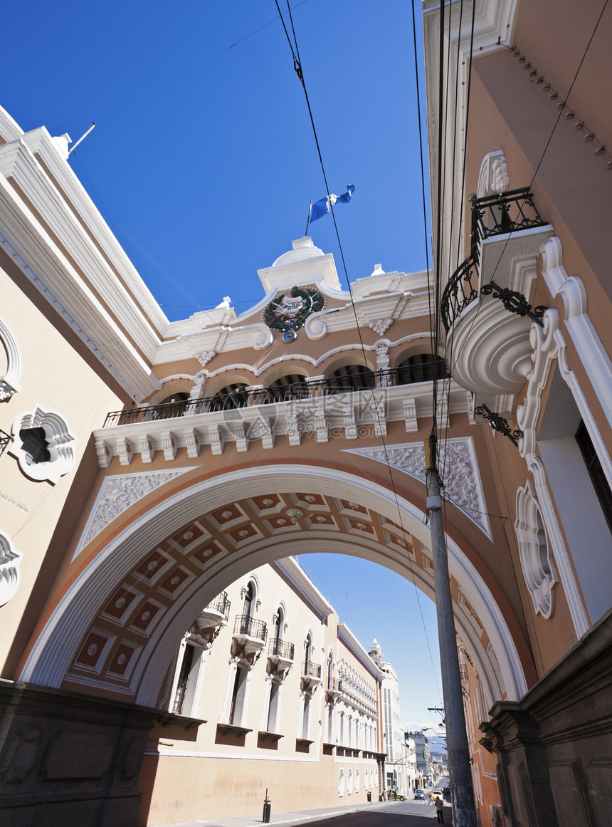 瓜地马拉市市区的拱门图片