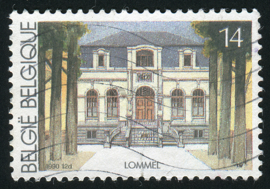 标记 M石头邮件古董邮戳邮局建筑学城市邮资街道收集图片