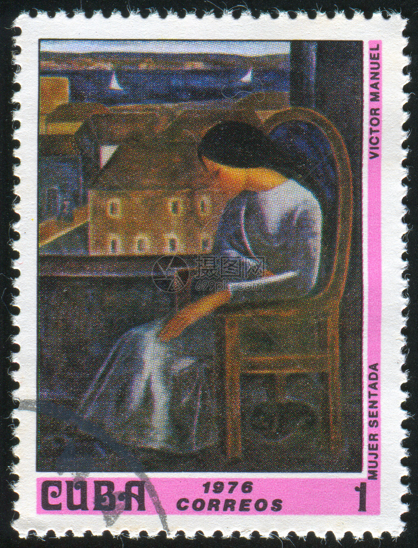 邮票文化眼睛艺术家邮件邮戳调色板明信片艺术古董女士图片