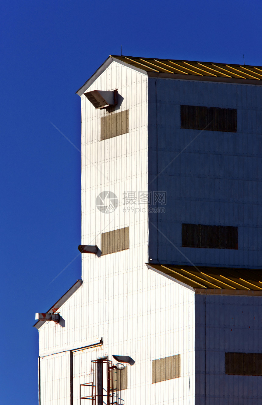 加拿大 萨斯喀彻温省收成运输天空剩余历史贮存土地玉米建筑出口图片