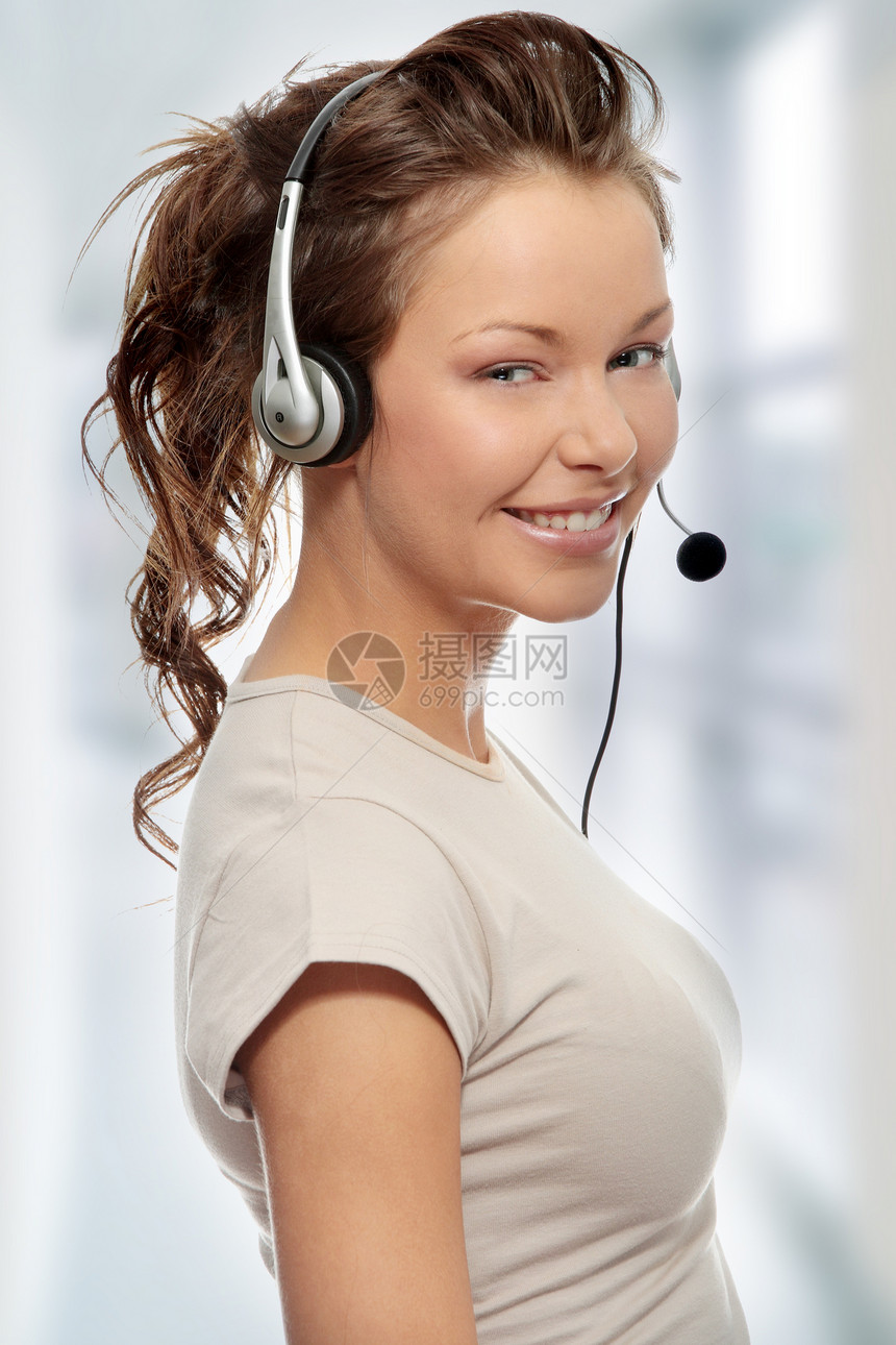 呼叫中心工作顾问秘书商业商务经理热线幸福求助人士图片