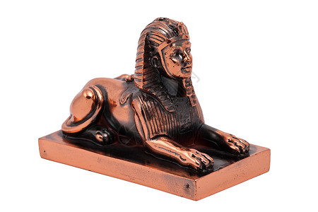 帕尼尔Sphinx 斯芬克斯发掘雕像挖宝化妆品装饰金字塔狮子面部边缘玩具背景