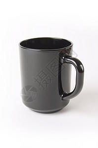 黑陶咖啡和茶杯背景图片