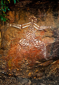 土著涂鸦绘画砂岩历史石头文化岩石考古学洞穴背景图片