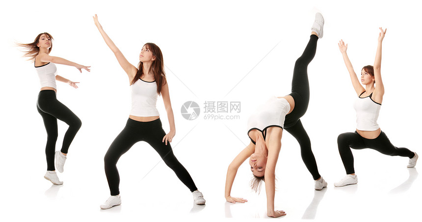 演练活力乐趣健身房女士运动温泉工作训练身体体操图片
