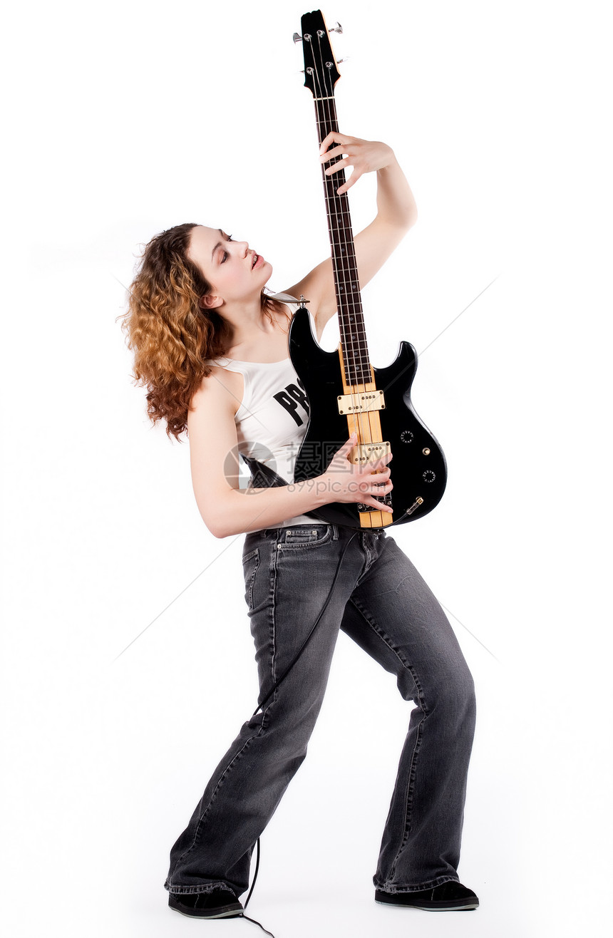 把我的吉他举起来图片