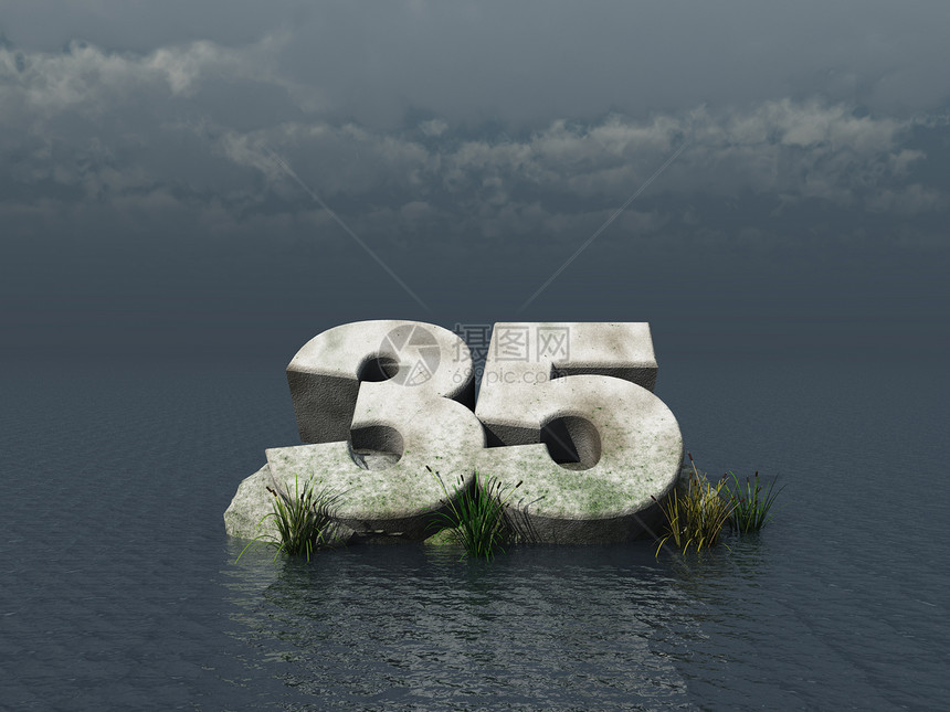 30 5 个风暴插图数学岩石芦苇数数蓝色周年纪念日纪念碑图片