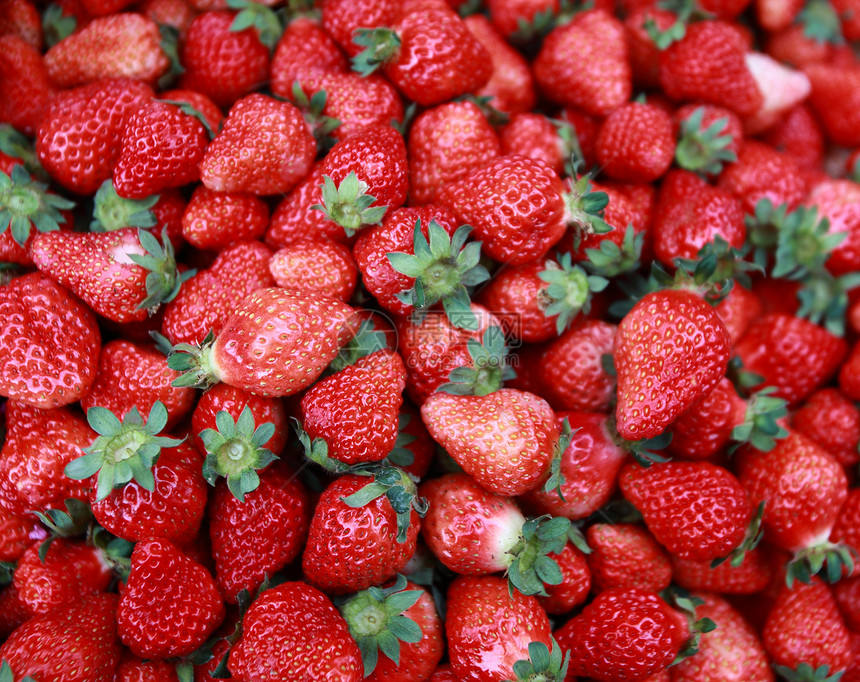 饮食 食物 草莓营养含量水分植物水果红色图片