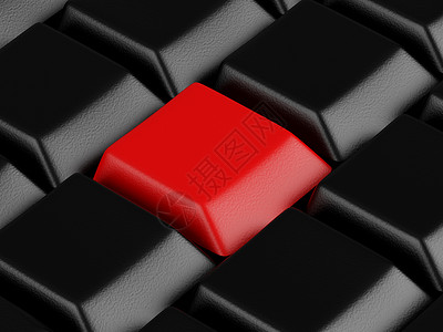 红按钮红色网络技术笔记本电子塑料键盘钥匙桌面电脑背景图片