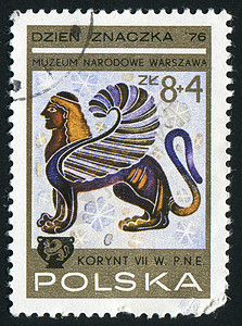 邮票人工制品信封邮戳考古地址卡片雕像狮身邮政国王背景图片