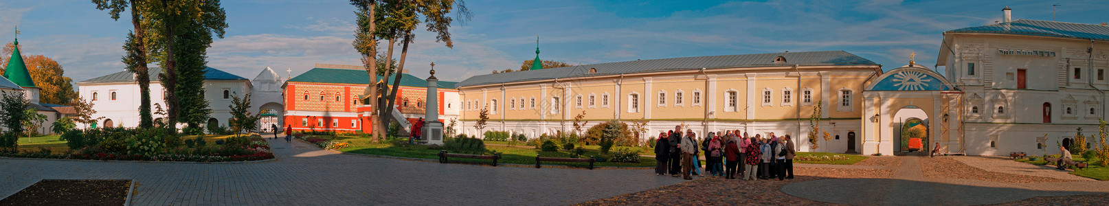 伊帕捷夫斯基修道院基督教俄罗斯金戒指高清图片