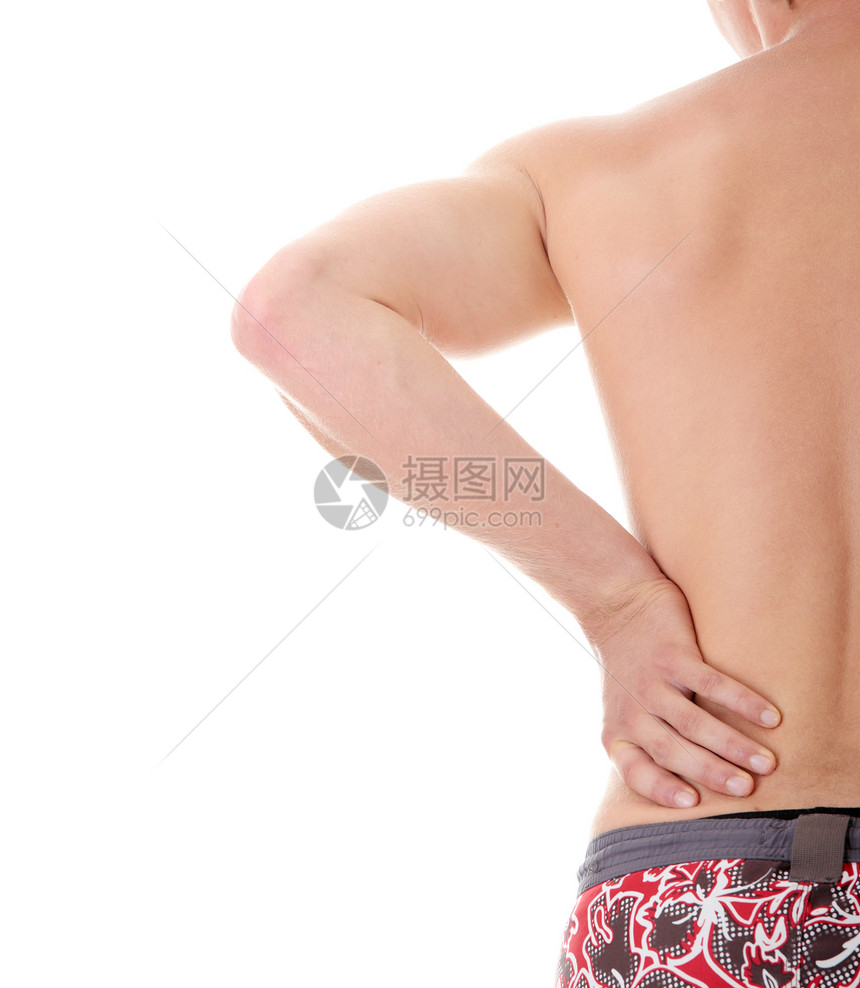 背痛疼痛概念症状男人悲伤药品皮肤脖子身体脊柱治愈按摩图片