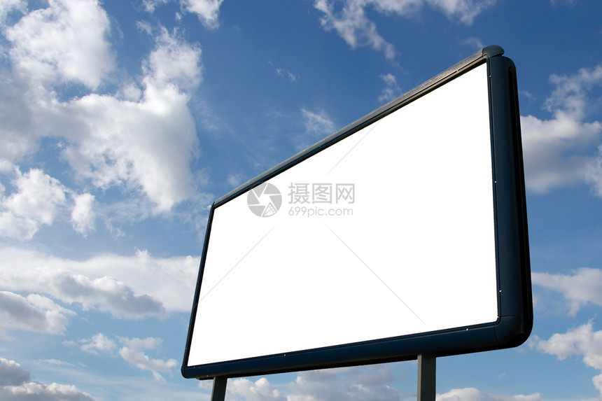 广告牌招牌街道展示运输蓝色路标商业木板广告营销图片