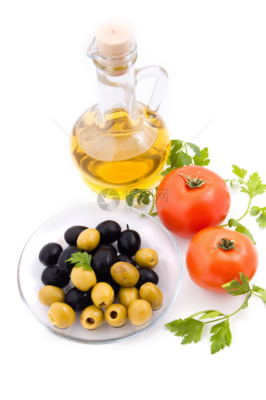 橄榄油 番茄和绿色瓶子食物味道餐具调味品香料工具液体植物生活图片