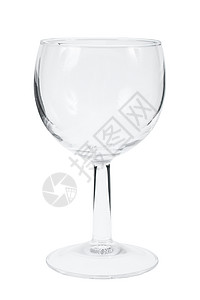 清空葡萄酒杯对象酒杯脆弱性白色背景图片