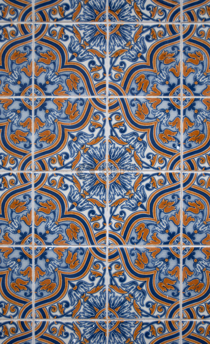 葡萄牙格子瓷砖陶瓷正方形装潢师几何学工艺手工壁画墙纸艺术艺术家图片