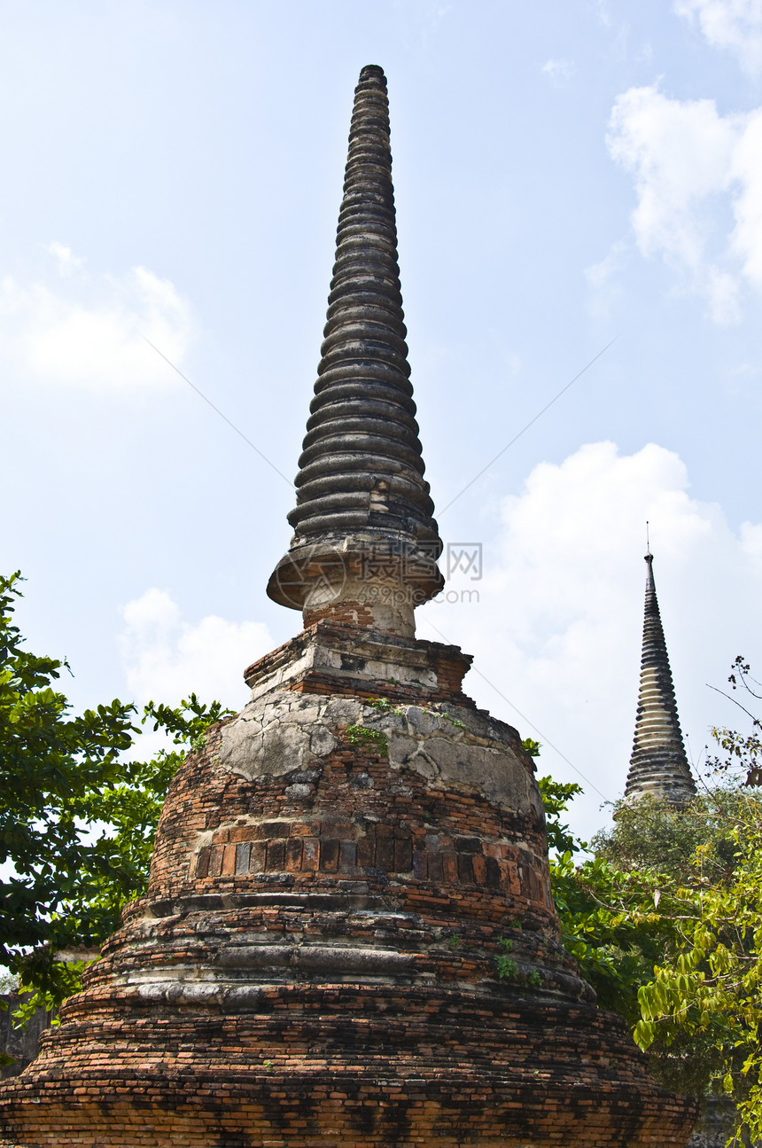 瓦特拉西桑菲特历史性宝塔建筑祷告旅行佛塔雕像宗教文化遗产图片