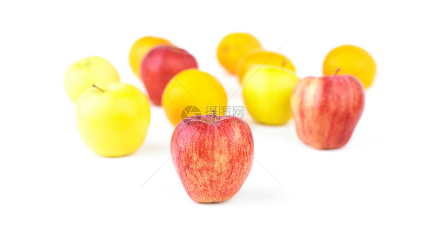苹果和水果混合物小组食物甜点白色营养素食者红色团体健康饮食橘子图片