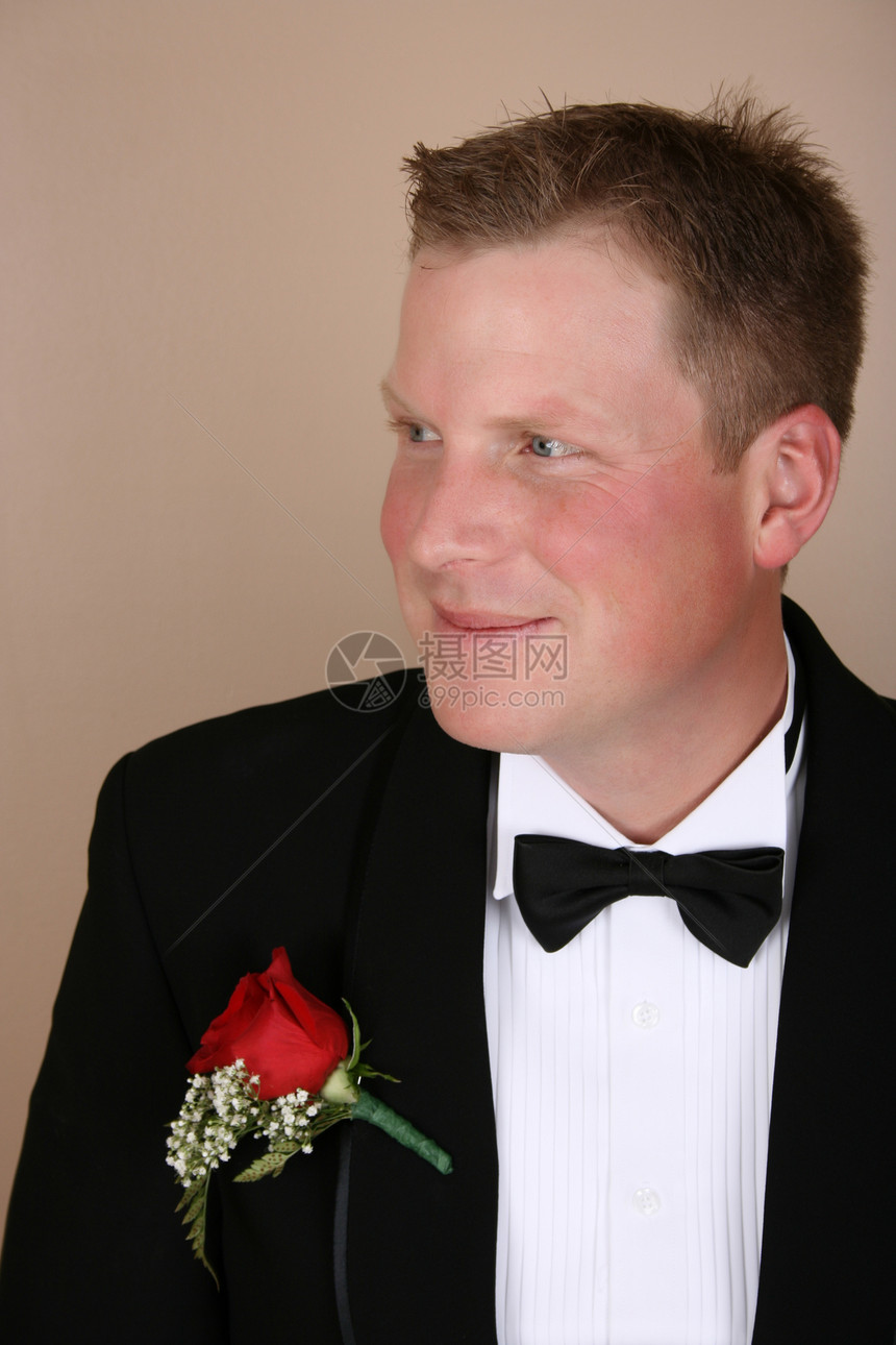 格室男人领结丈夫红色婚姻结婚衣领男性庆典玫瑰图片