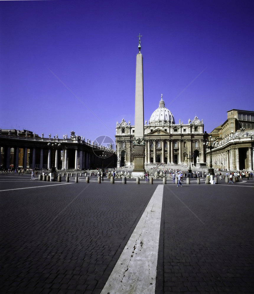 罗马圣彼得巴西利卡宗教教廷建筑学正方形大教堂地标图片