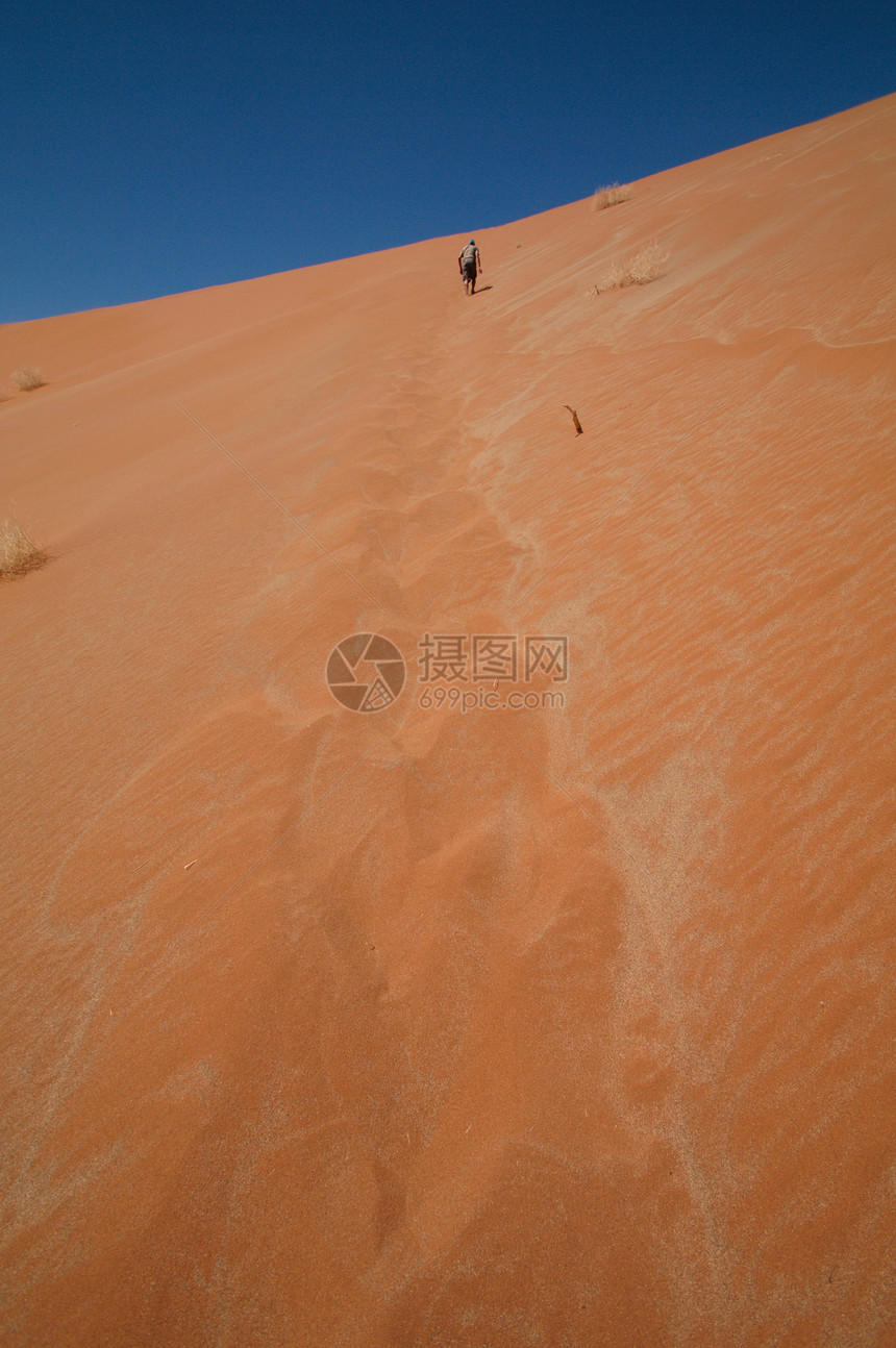 索苏武夫莱沙丘生态天空蓝色太阳风景橙子沙漠场地阳光旅行图片