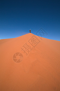 索苏武夫莱沙丘风景蓝色纳米布太阳沙漠橙子干旱荒野场地旅行背景图片