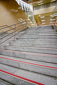 楼梯灰色民众城市街道几何学大理石入口建筑学几何运输背景图片