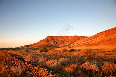 布兰德伯格沙漠景观旅游风景荒野阳光天空红色场景日出水平极限背景