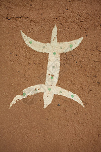 摩洛哥部落象征符号宗教绿色房子文化沙漠建筑学背景图片