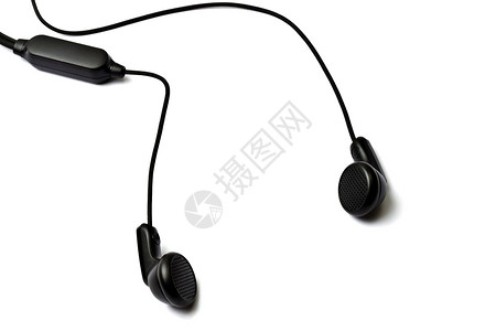 白上隔离的耳机电话音乐光盘音乐播放器娱乐体积电缆歌曲耳朵玩家背景图片