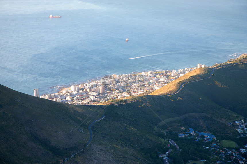 开普敦市Cape Town城市海岸蓝色公园海洋天空桌子风景海滩岩石图片