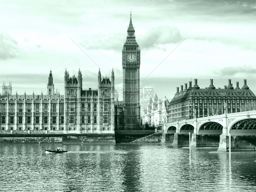 议会众议院纪念碑黑色建筑学建筑白色地标大本钟图片