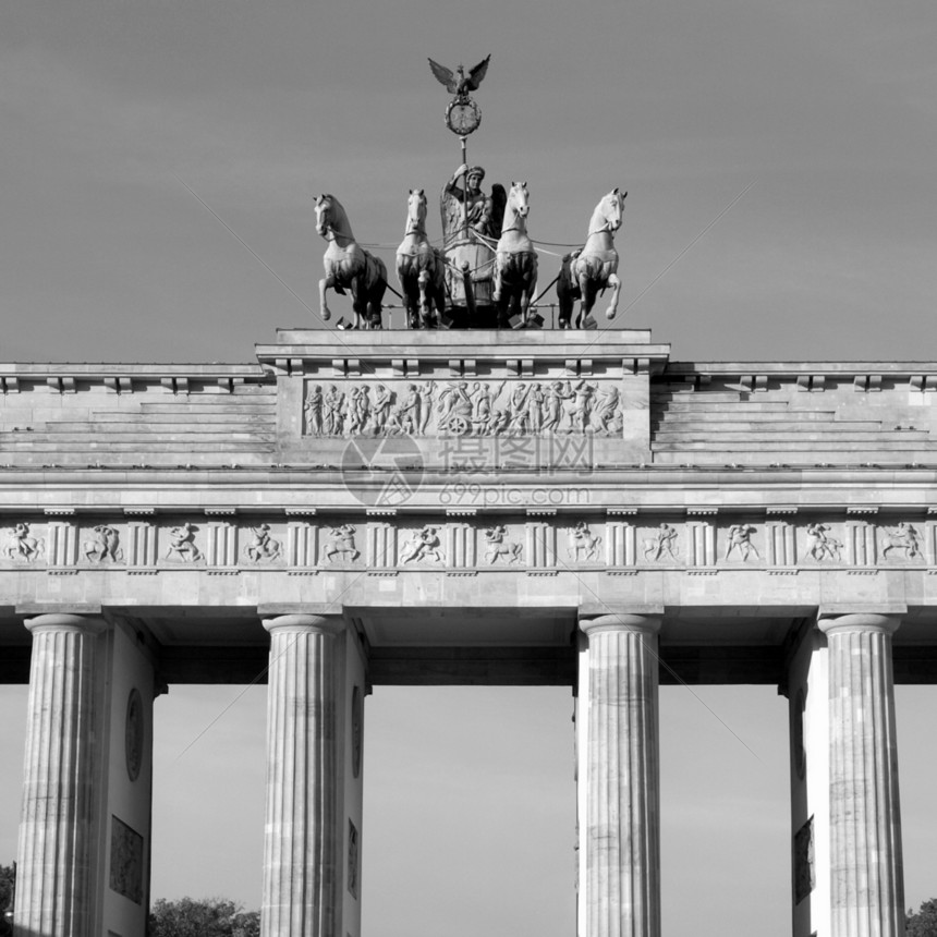 柏林城市地标雕塑纪念碑建筑学中心雕像全景建筑图片