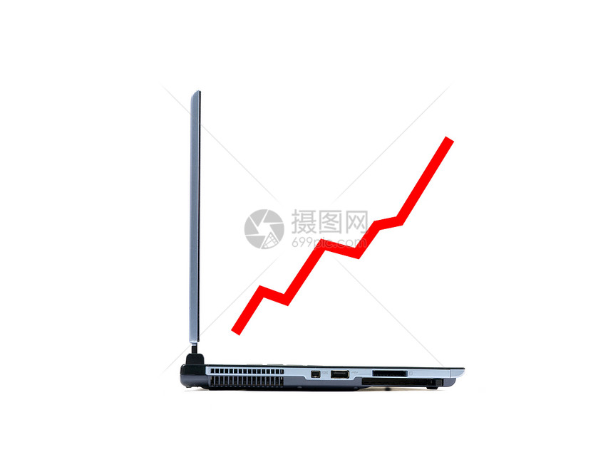 膝上型计算机笔记本投影技术键盘电脑反射展示网络金融屏幕图片