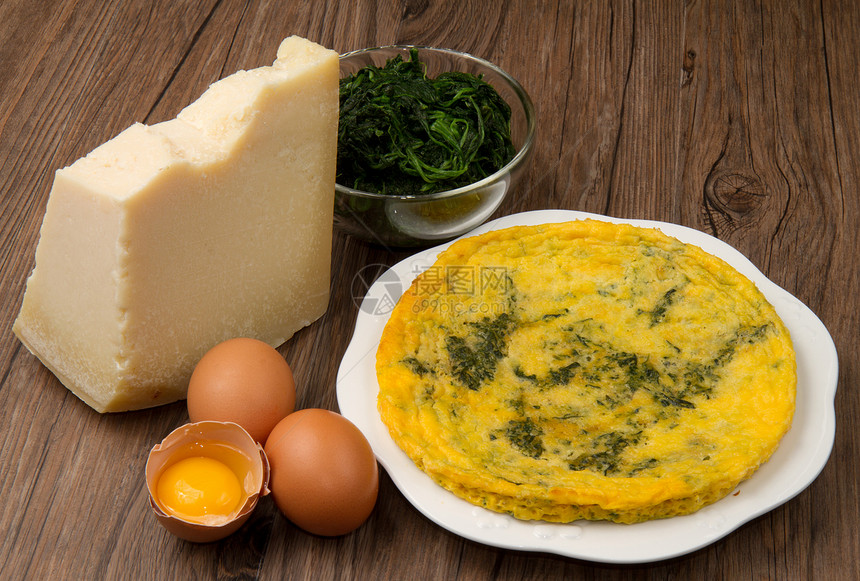 蛋浆绿色食物饮食早餐美食蔬菜设置午餐健康环境图片