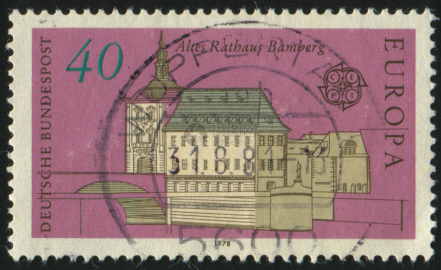 邮票城市建筑邮政地址街道房子艺术信封历史性风格图片