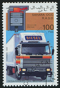 邮票车辆地址驾驶物流卡车货车摩托车邮件交通运输高清图片