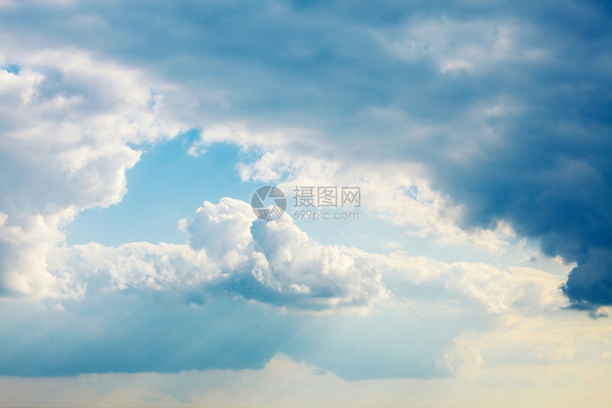 云天气蓝色射线编队戏剧性辉光太阳阳光日光天堂图片